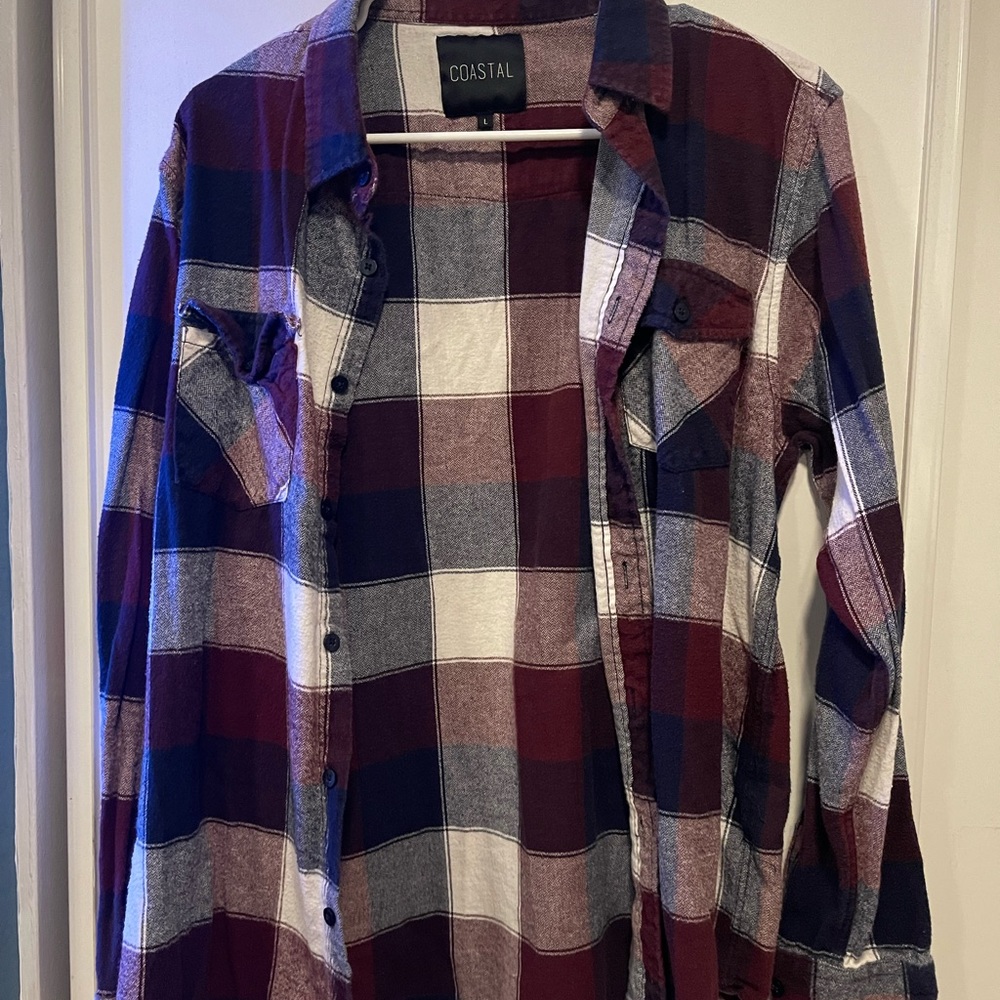 Red, White and Black flannel